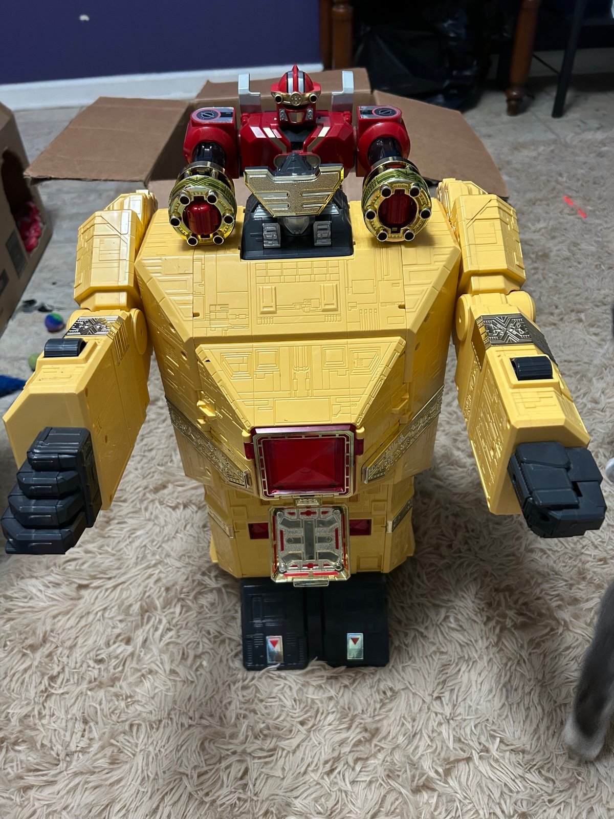 Bandai power rangers pyramid and battlezord complete