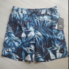 QUIKSILVER NEW Boys Tropical Flow Volley Swim Shorts