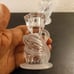 EXQUISITE VTG Partylite Pair of 4 Frosted Swan Glass Candle Holders