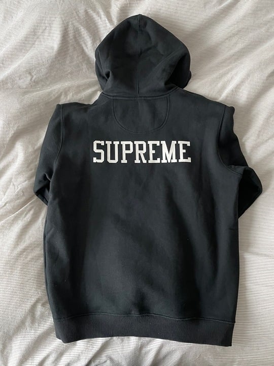 Supreme x Champion Hooded Sweatshirt Black