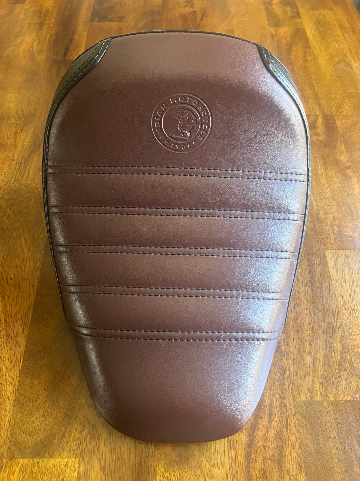Genuine Indian Scout Bobber Motorcycle stock seat
