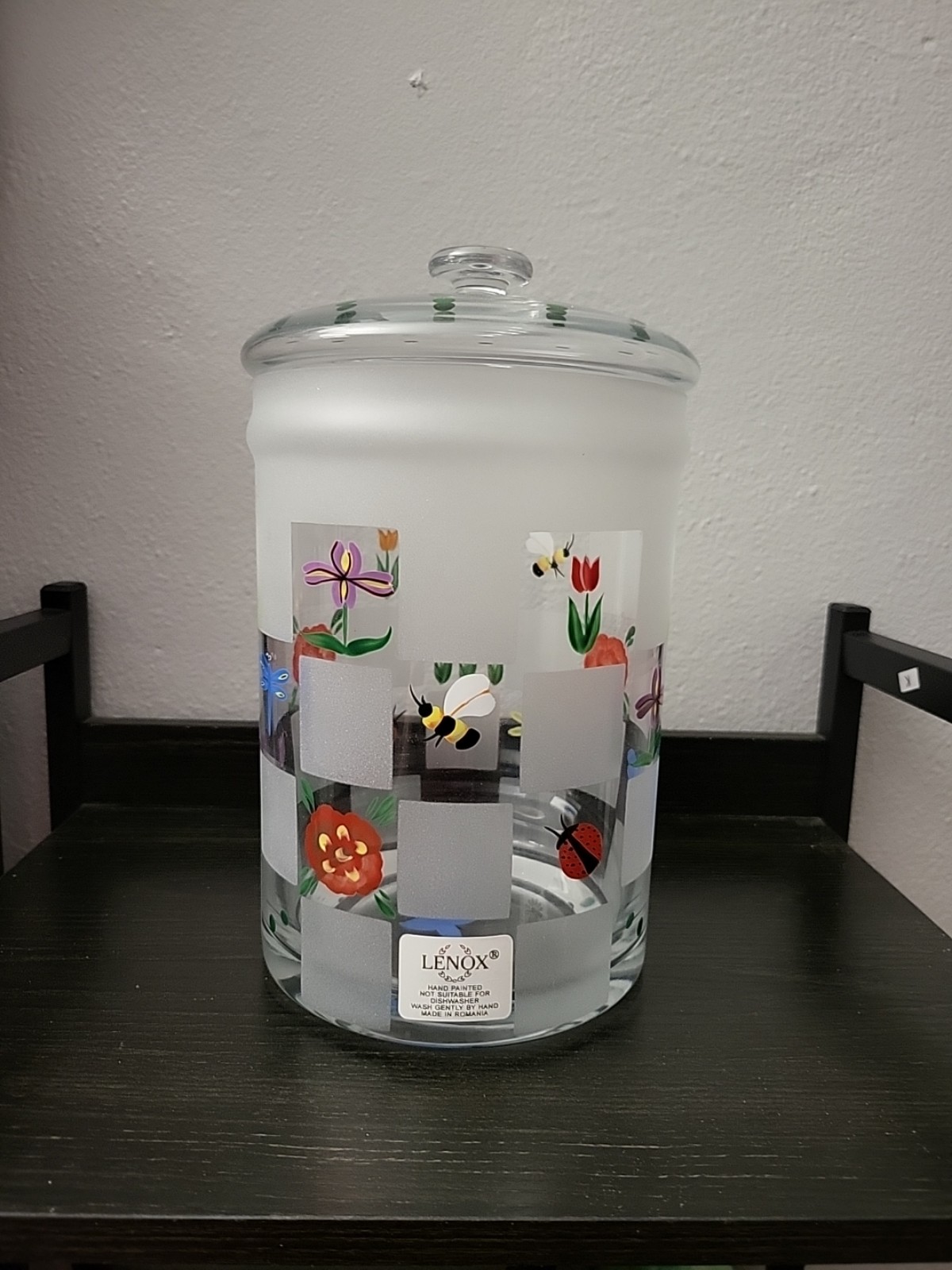 Medium HTF/ Rare Lenox Natures Splendor Canister W/ Lid