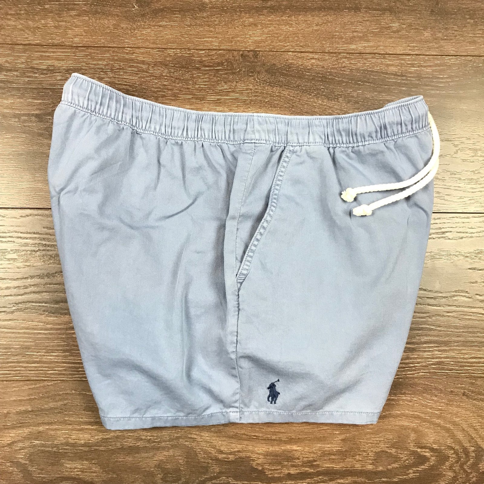 Polo Ralph Lauren Men’s Sky Blue Summer Beach Elastic Waist Casual Short Shorts
