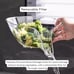 Funnel Drain Bowl Basket Kitchen Food Strainer & Fruit Basket Drain Storage Rack