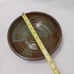 Glazed Pottery Serving Bowl 9” BROWN Artsy Deco Food Party Preppy Snacks Fruit
