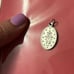 Christianity Saint Lady Charm Silver