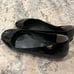 Tory Burch black patent leather flats