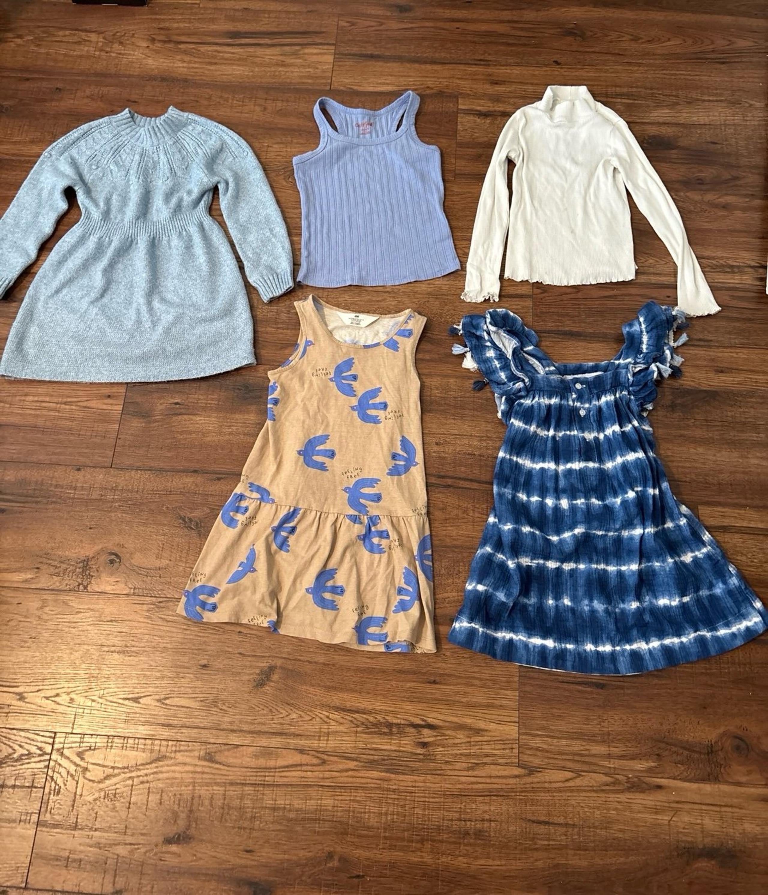Bundle Of 5 Tops & Dresses- Sizes 4/5, 5, 5T/6 & 5T