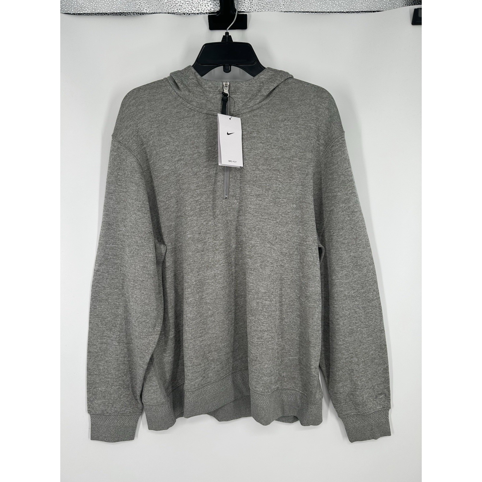 Nike Golf Dri Fit Hoodie Quarter 1/4 Zip Sweatshirt Pullover DN1906-003 Large