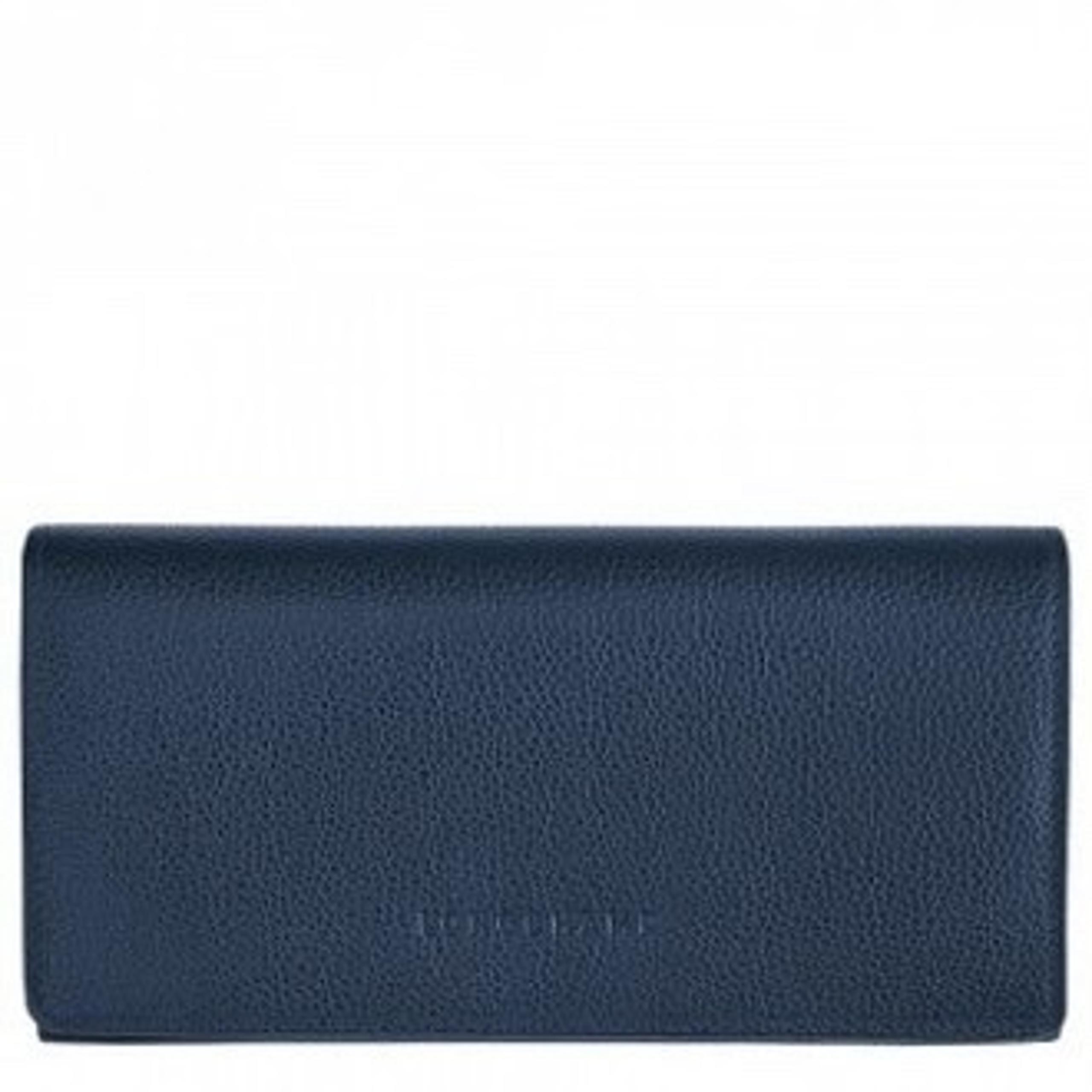 [NWOT] Longchamp Le Foulonne Continental Wallet | Navy