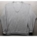 Vintage 1970s The Fox Sweater J.C. Penny Grey V-Neck Sweater Size Large 318