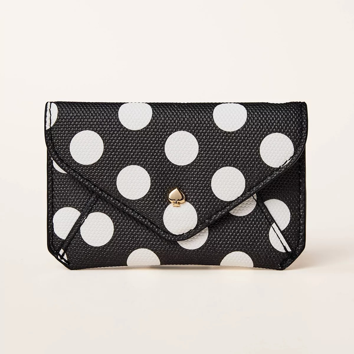 Kate Spade x Target Polka Dot Envelope Card Case Black & White Limited Edition