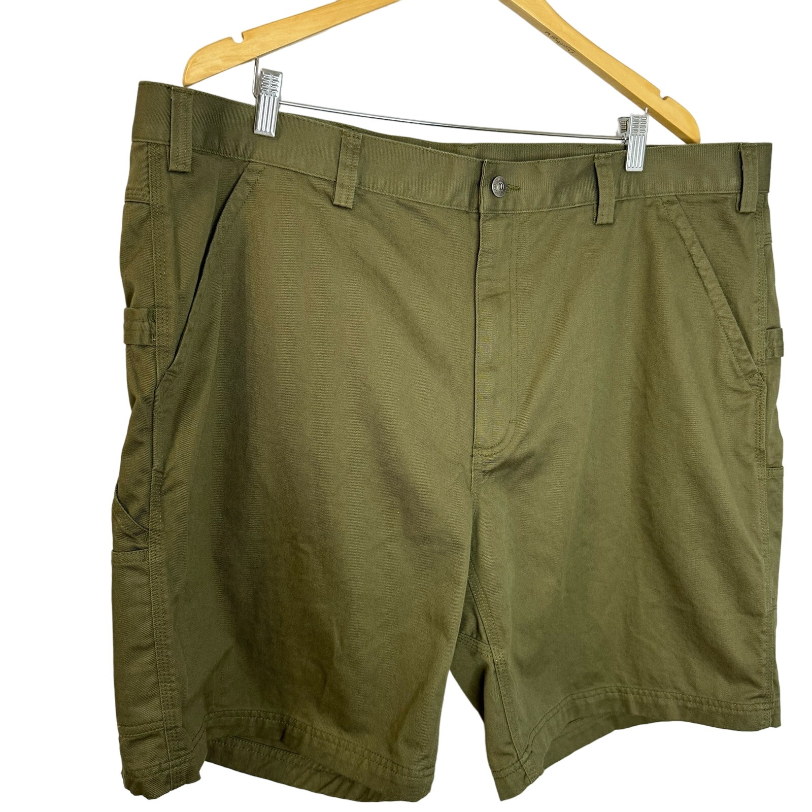 Duluth Trading Women’s Green Cargo Shorts Men's 44 Cotton 9