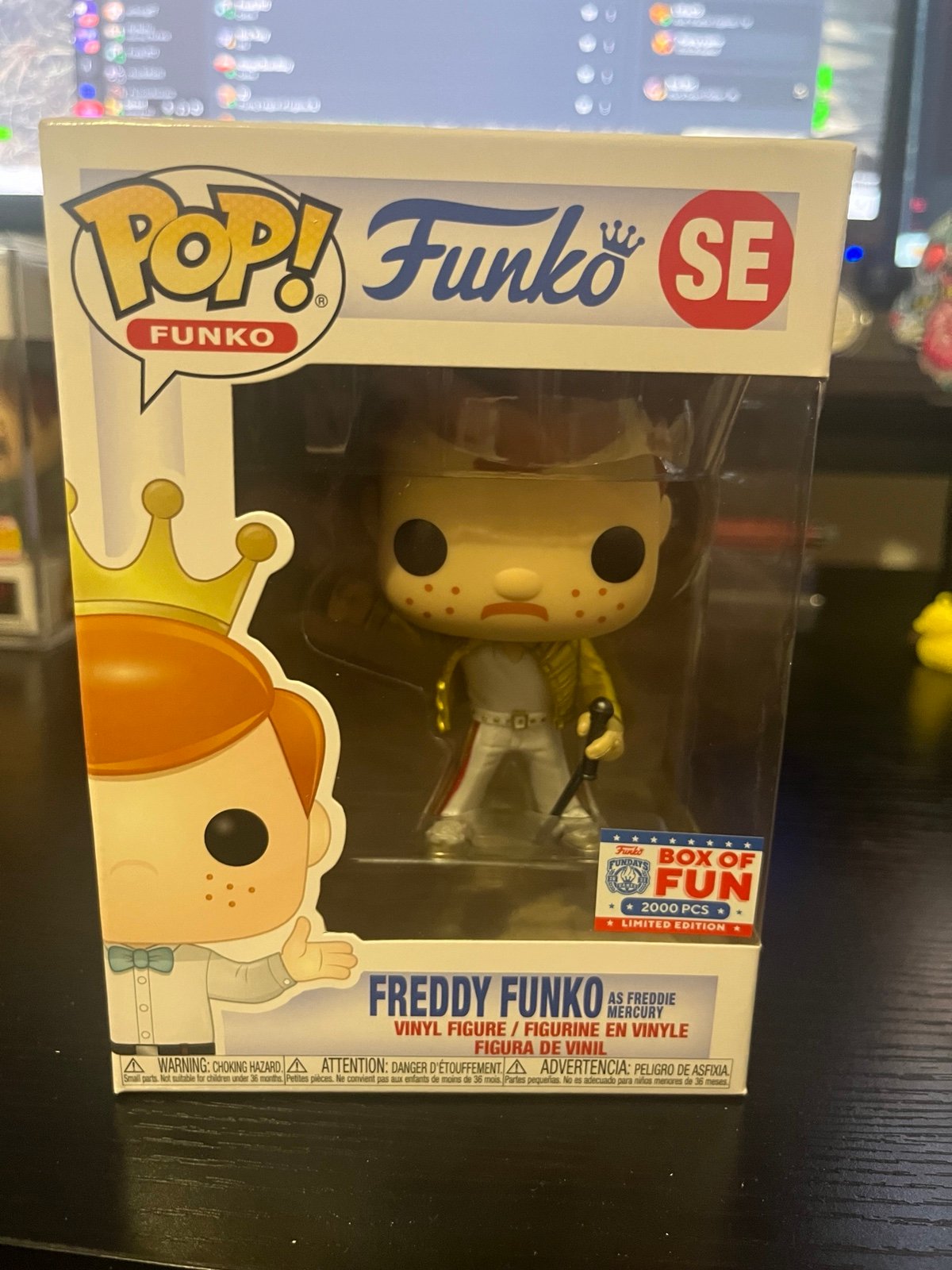 Freddy Funko Freddie mercury funko pop