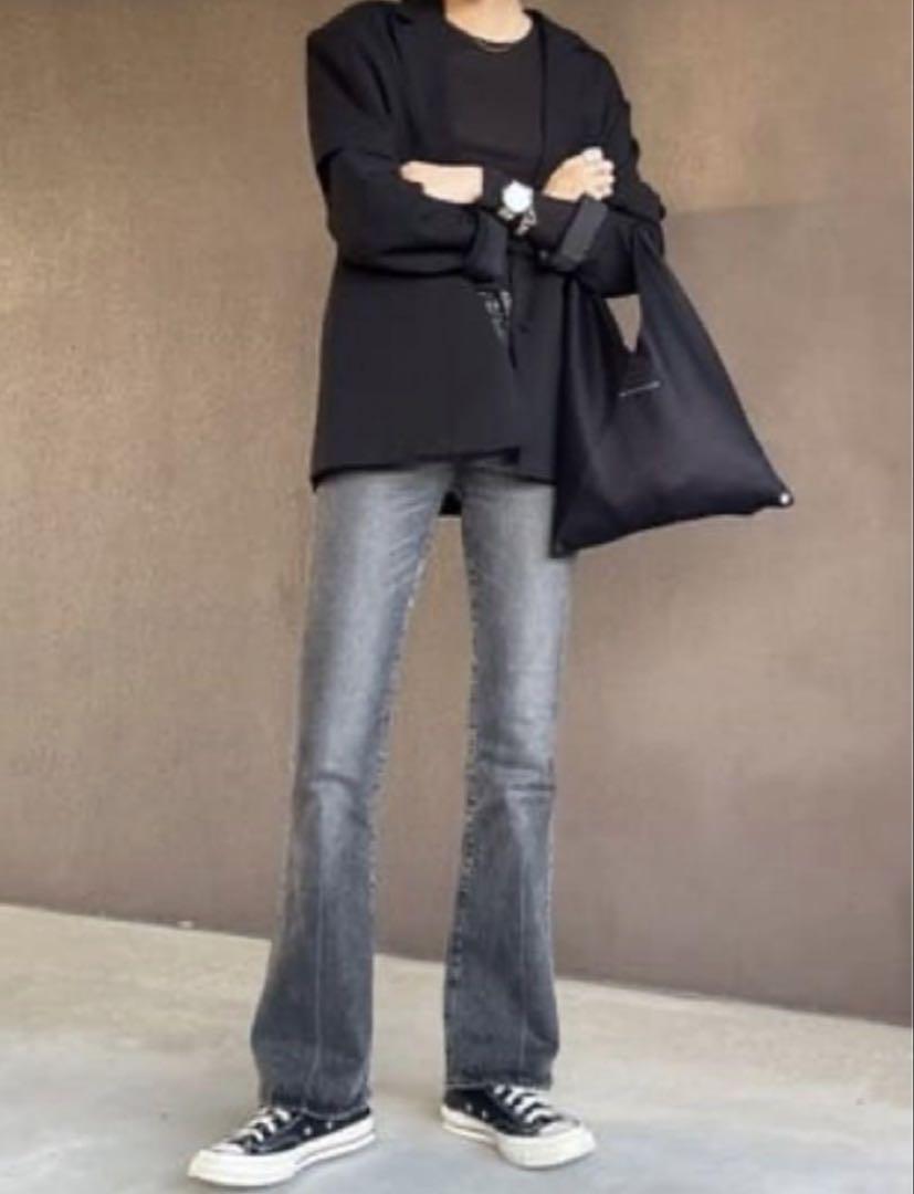 MVS BLACK FLARE / 24-inch Long Size Boot cut
