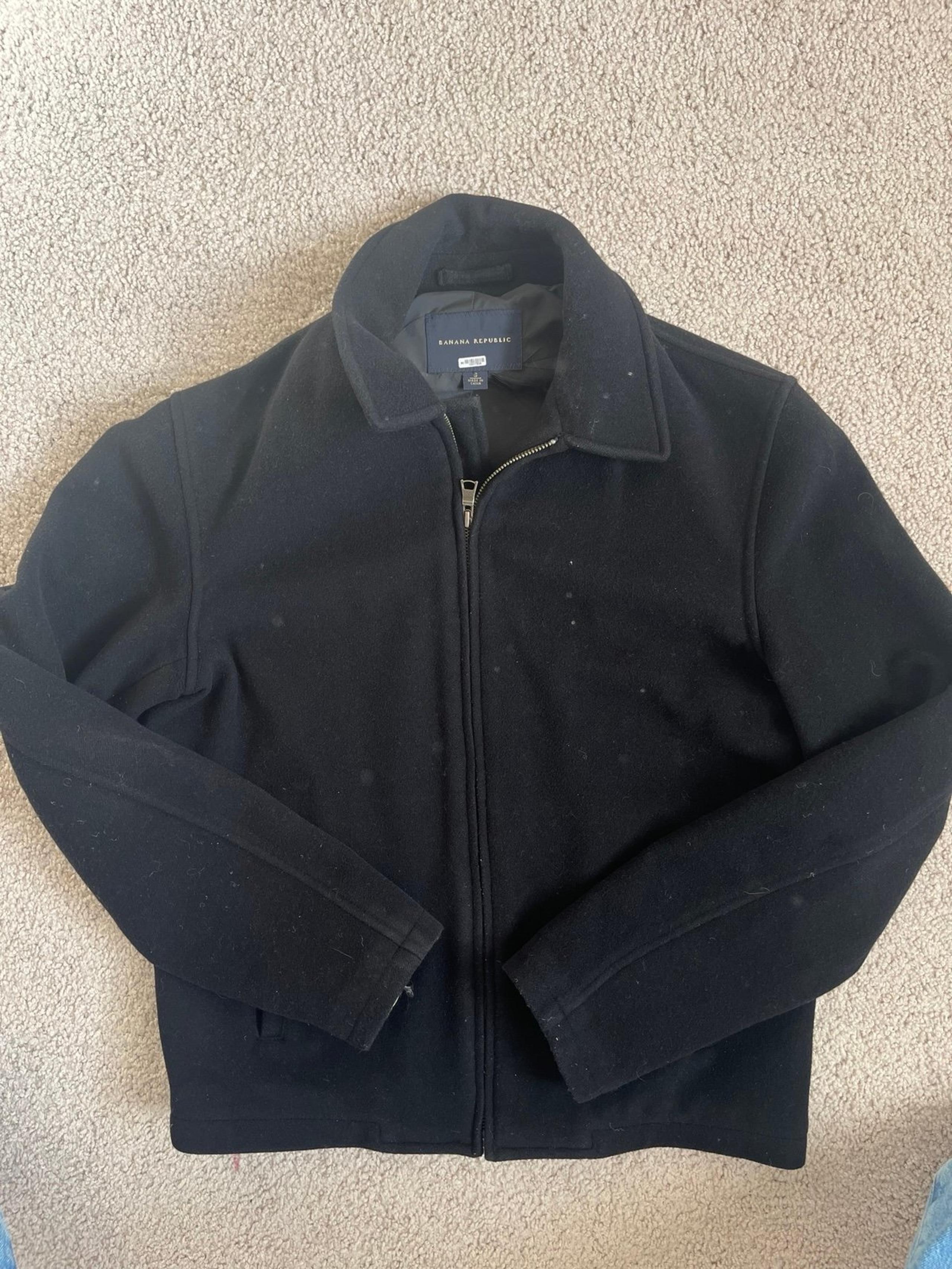 Bannna Republic Wool Full Zip Jacket