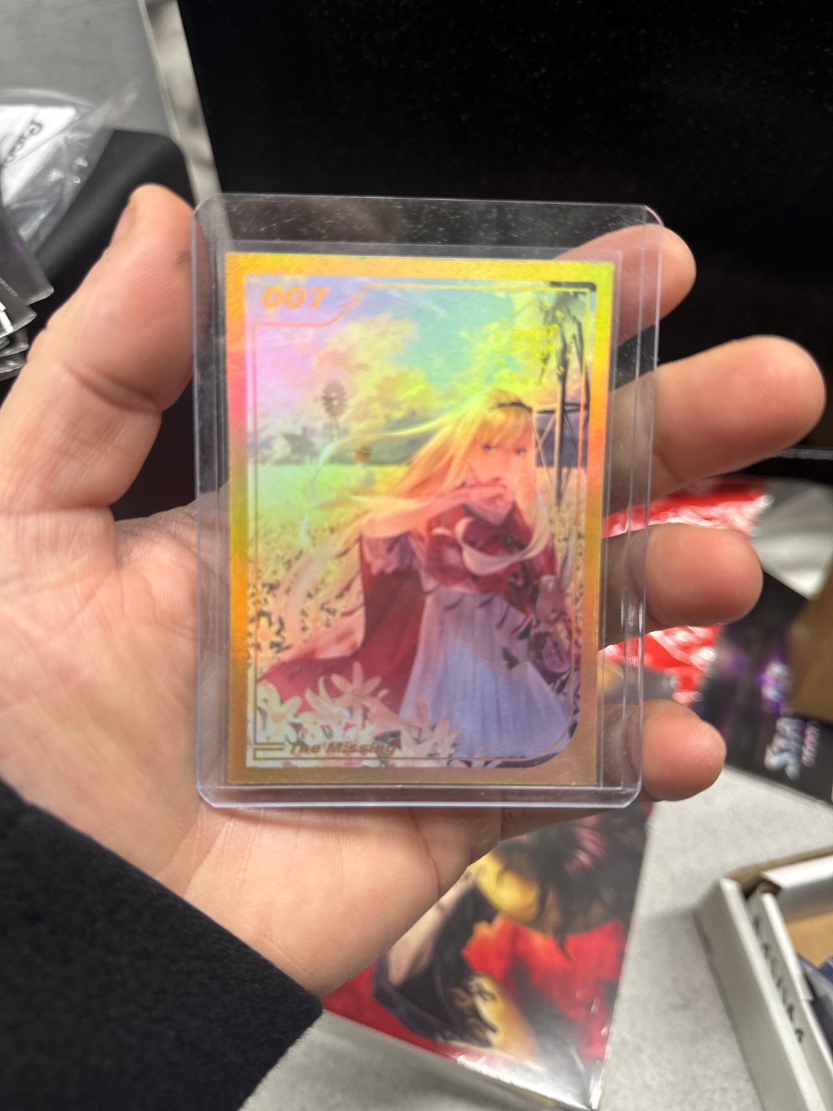 Limited run games the missing gold 007 008trading card 7 8 gold lot of 2