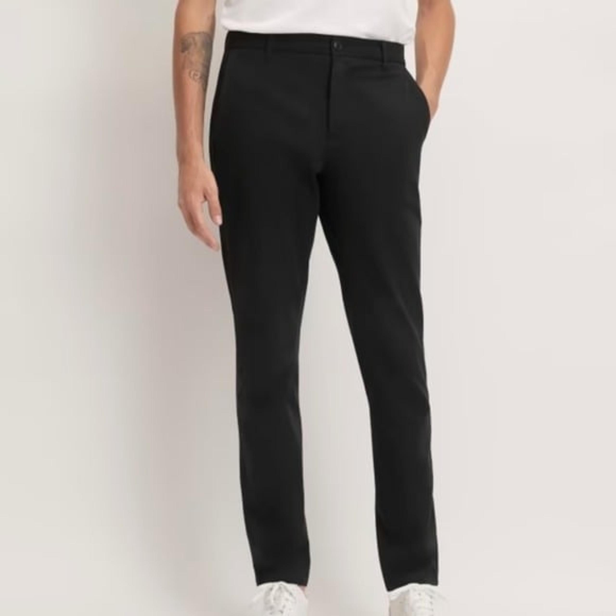 Everlane The Performance Chino Pant Size 35x28 Men's New Athletic Fit Black
