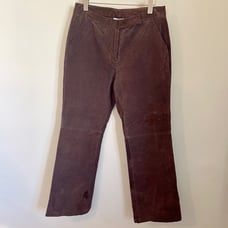 Vintage Brown Learher Pants