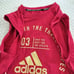 adidas Combat Sports Tank Top Logo Print Size XL