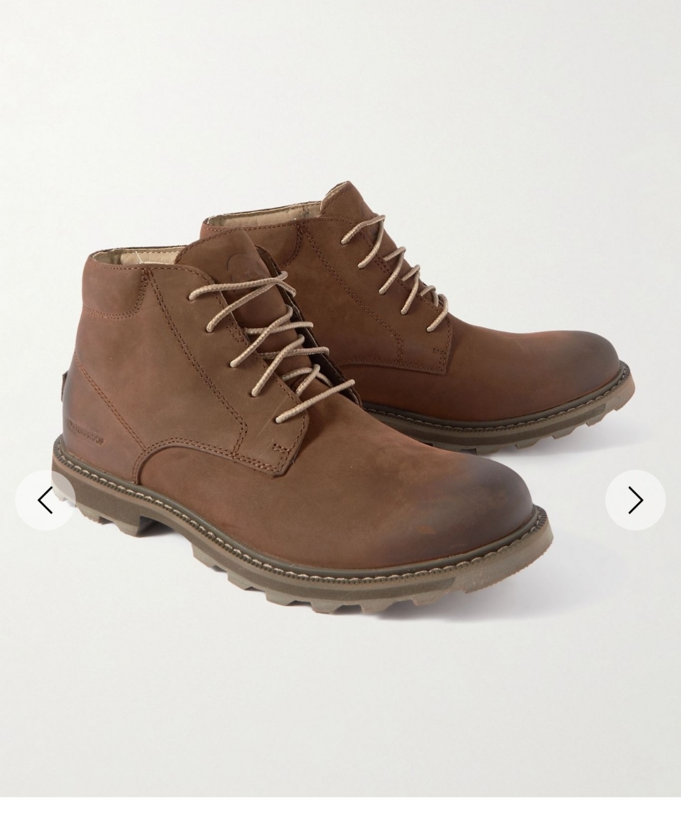 Sorel Madson II Chukka WP Waterproof Impermeable Boots Men's Size 9