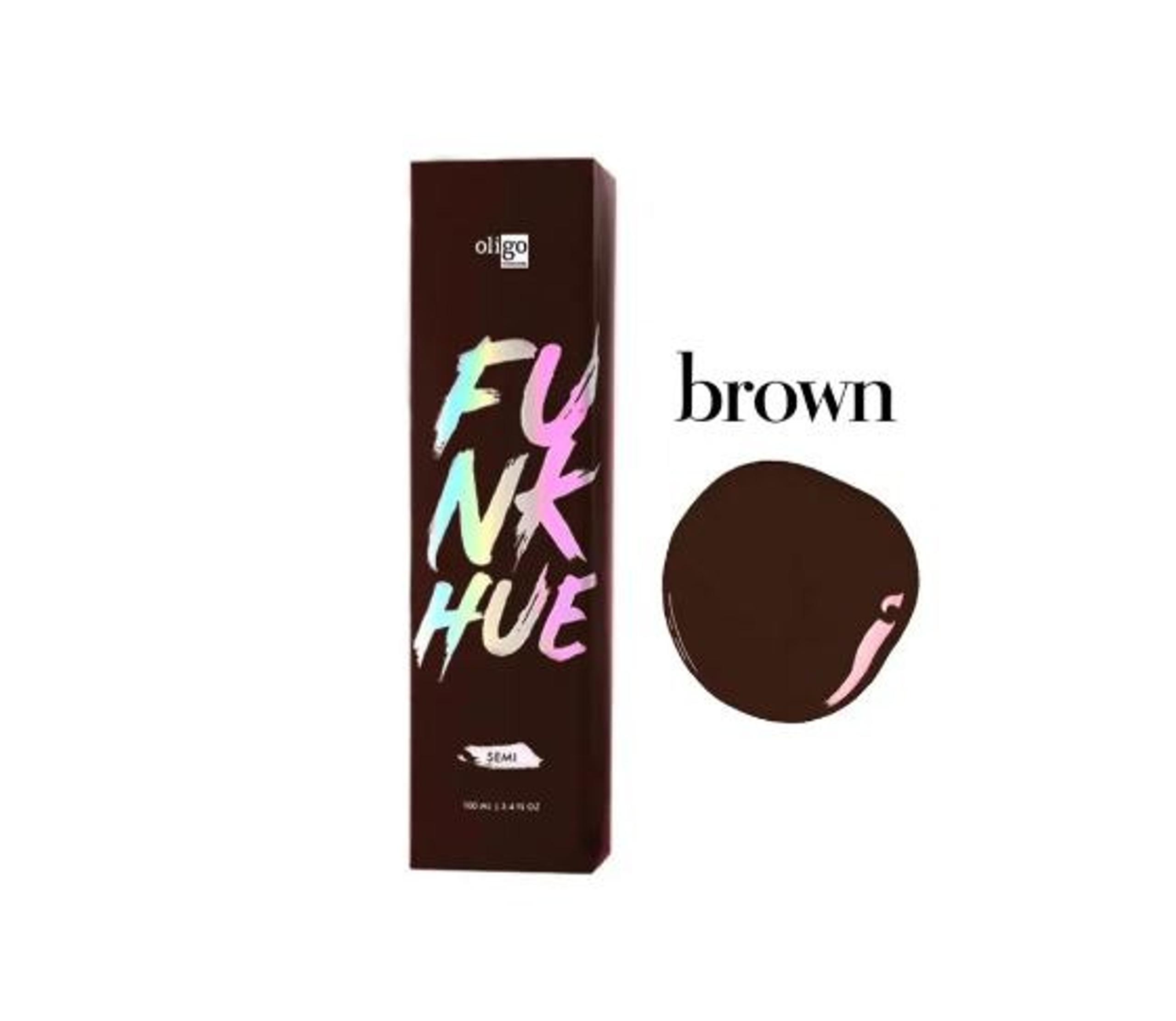 Brown - Oligo Funk Hue Semi Permanant Hair Color