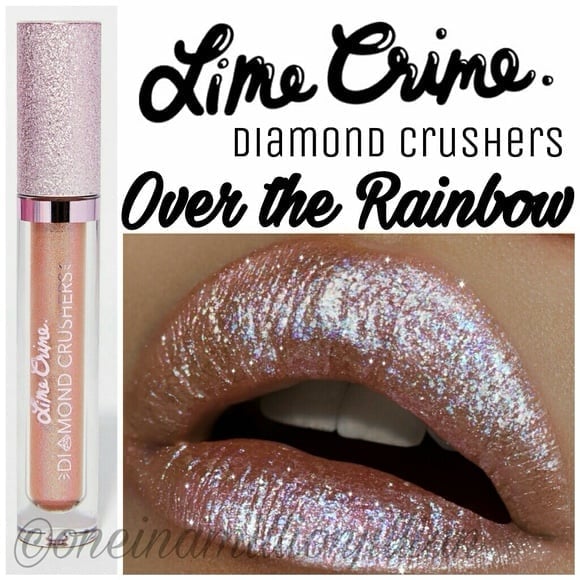 Lime Crime Diamond Crushers Lip Topper Over The Rainbow - Free Gifts Included
