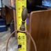 antique geisha lamp