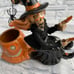 Yankee candle bony witch candle holder decor halloween