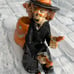 Yankee candle bony witch candle holder decor halloween