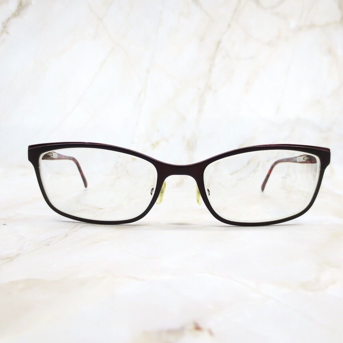Cole Haan Eyeglasses Frame CH-1016 Women Plum Plastic Full Rim Cat Eye 48-16-125