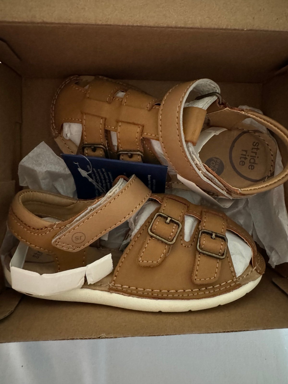 Stride Rite Reign Sandal in Tan