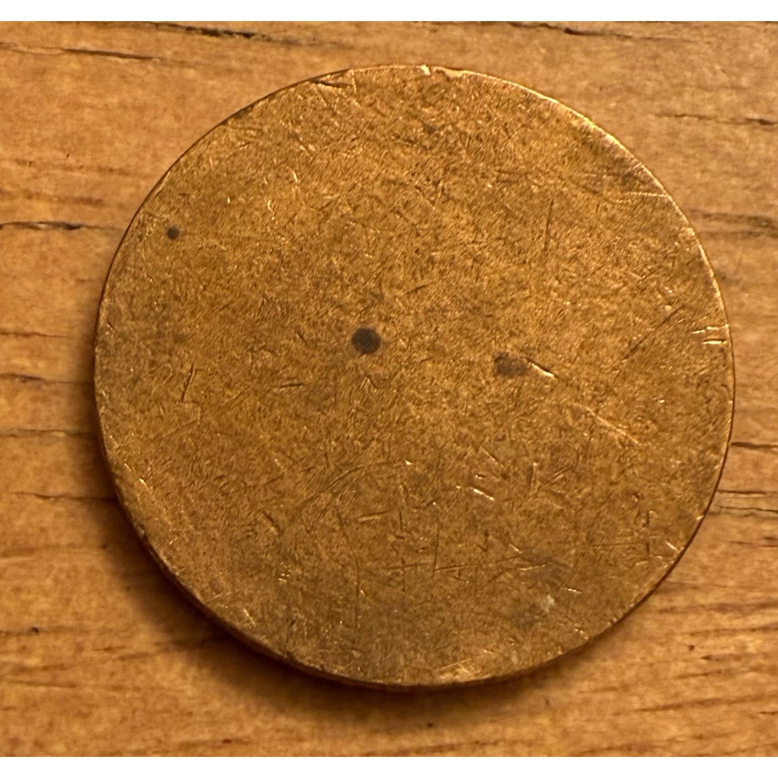 Blank Penny Planchet Rare Error!