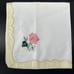 8 Vintage Placemats & 7 Napkins with Hand Appliqué Flowers Yellow and White