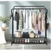 Heavy Duty Clothing Garment Rack Sturdy Clothes Organizer Double Rails Hanger