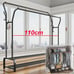 Heavy Duty Clothing Garment Rack Sturdy Clothes Organizer Double Rails Hanger