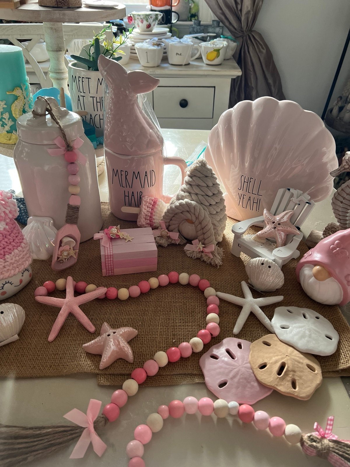 PINK beach theme bundle or items can be sold separately