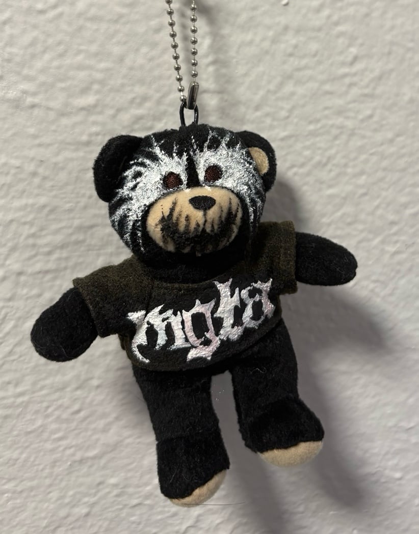 Mgla, Kvlt Corpse Paint, Handmade Keychain Plush, DSBM Black Metal Bear