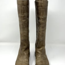 FRYE Women's Paige Tall Riding Boots Grey (Look Taupe) 7.5 M