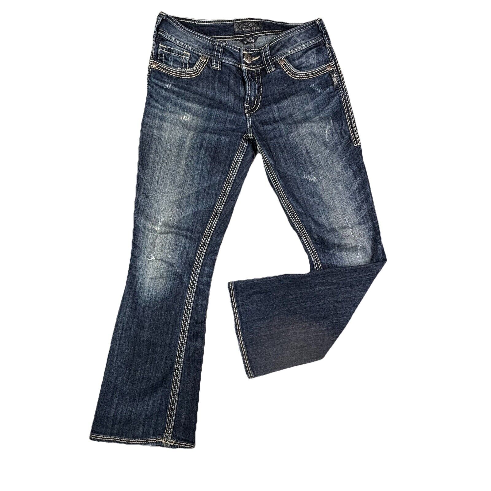 Silver Jeans Co. Women's Suki Surplus Bootcut Jeans Size W28/L30