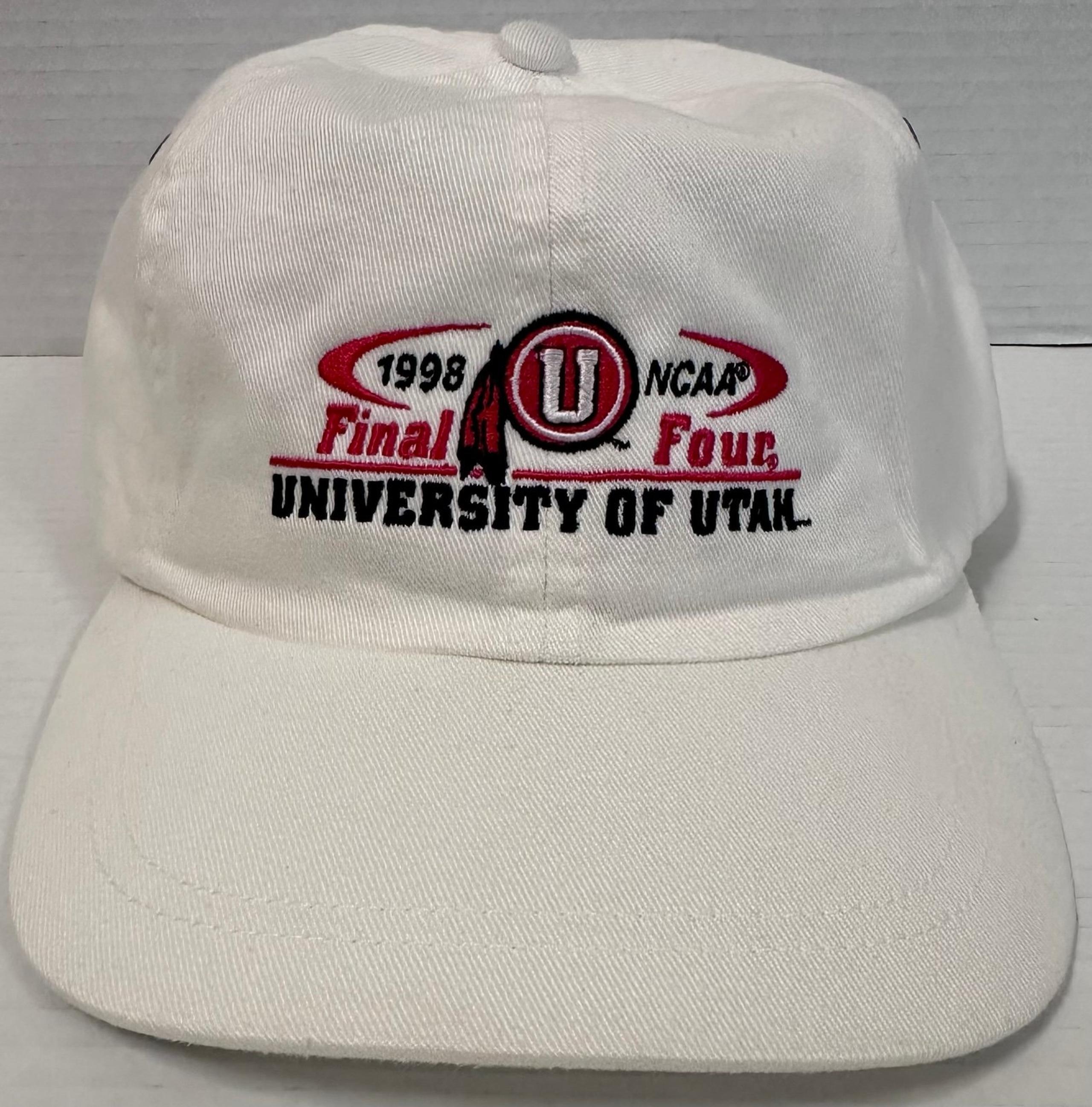 Utah Utes Vintage 1998 NCAA Basketball Final Four Adjustable Hat