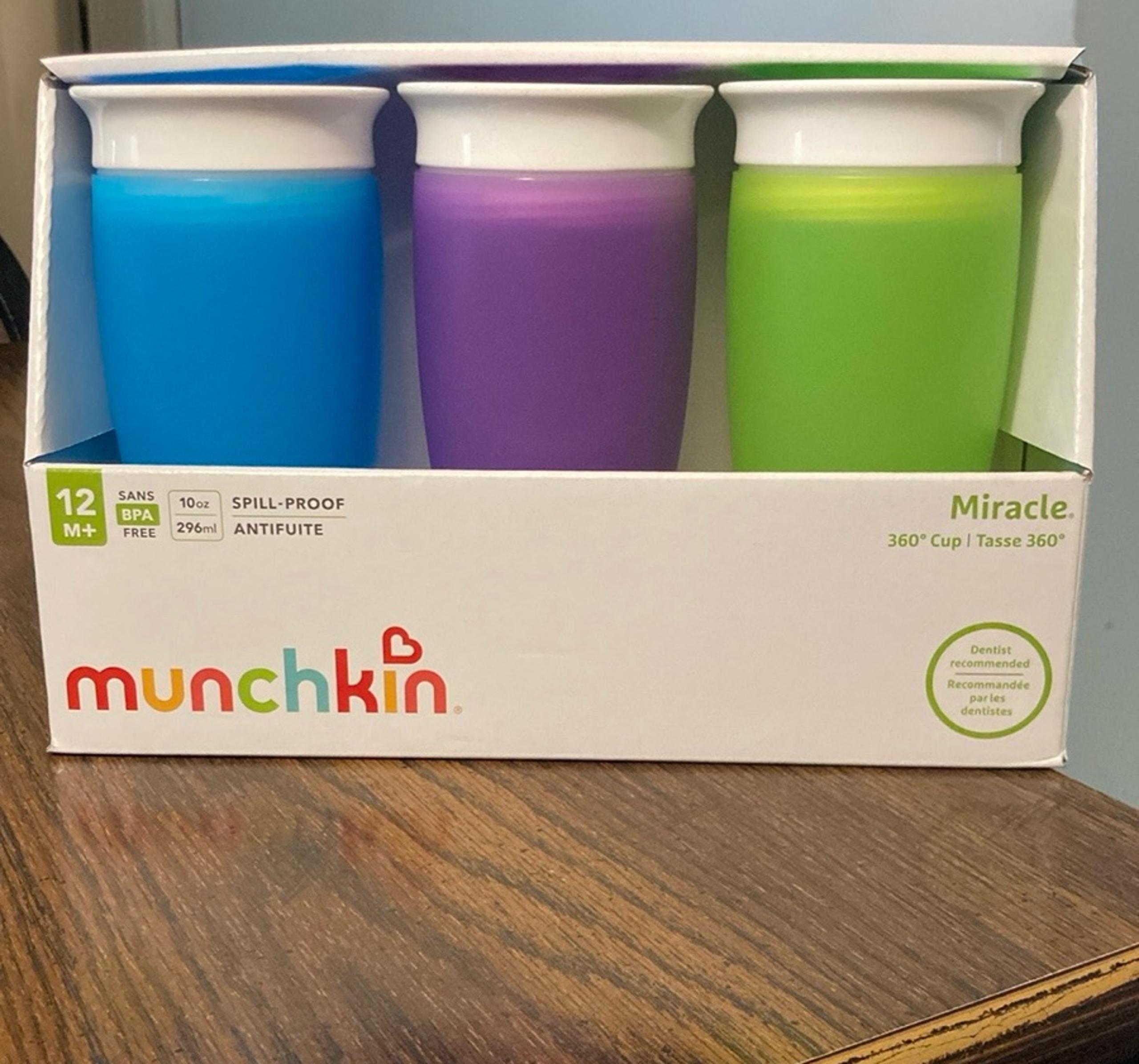 NIB Munchkin Miracle 360° Cups