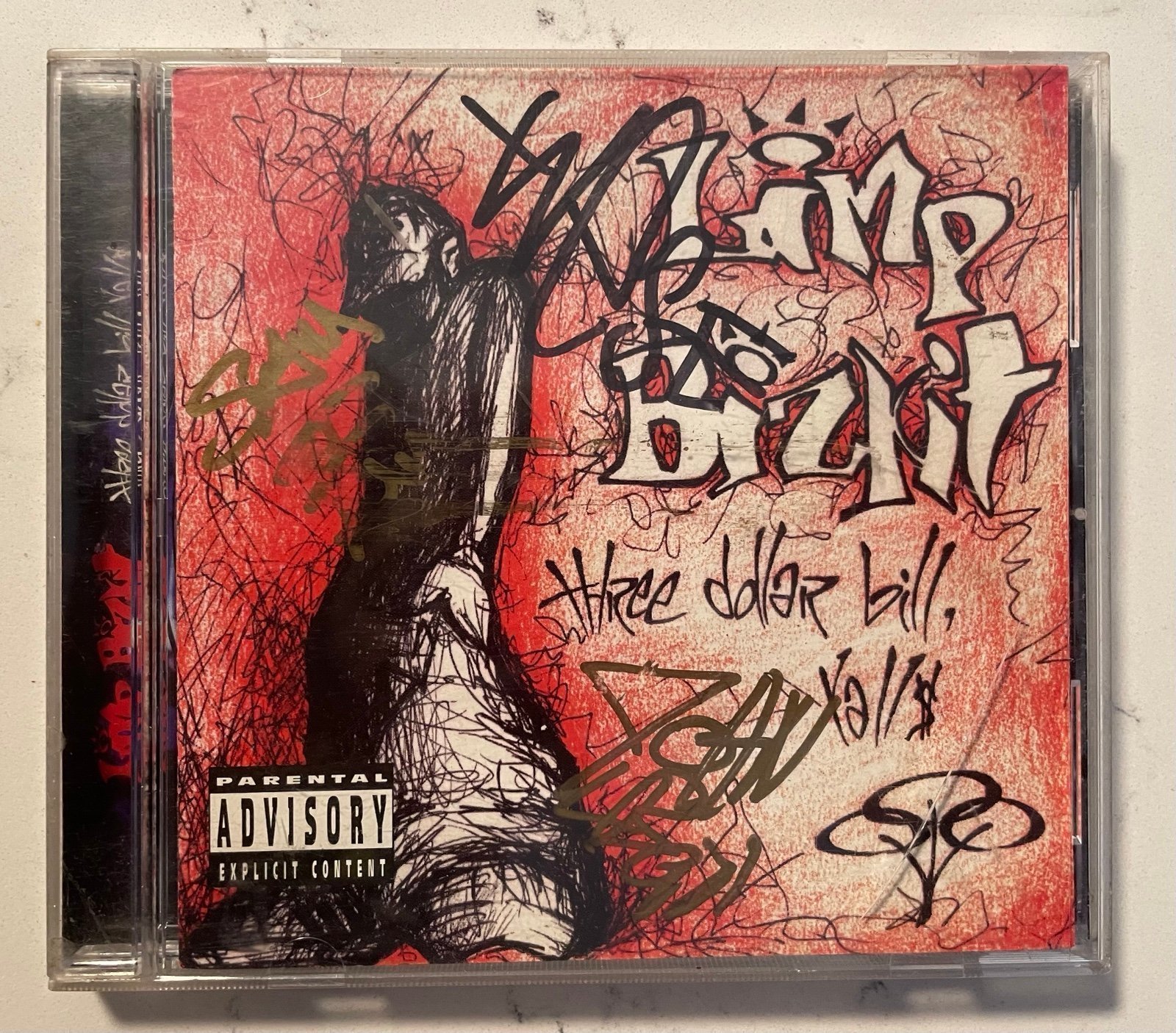 1997 VINTAGE Limp Bizkit Autographed (John , Wes and SAM) 250