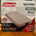 Coleman Quickbed Twin Size 9.5 Inch Elite Air Mattress Bed with Built-In 4D Pump