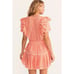 LOVE SHACK FANCY NATASHA DRESS IN MARIGOLD ORANGE SIZE P (XXS)