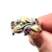 Barbara Bixby Womens Ring Sterling Silver 18K Gold Red Garnet Vine Band Size 8