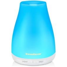 Aromatherapy 2 Cool Mist Mode with 7 Colors Lights Auto Off Oil Diffuser Blue
