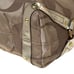 Coach Gold Patent Leather Signature Monogram Canvas Hobo Purse Bag
