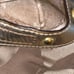 Coach Gold Patent Leather Signature Monogram Canvas Hobo Purse Bag