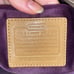 Coach Gold Patent Leather Signature Monogram Canvas Hobo Purse Bag